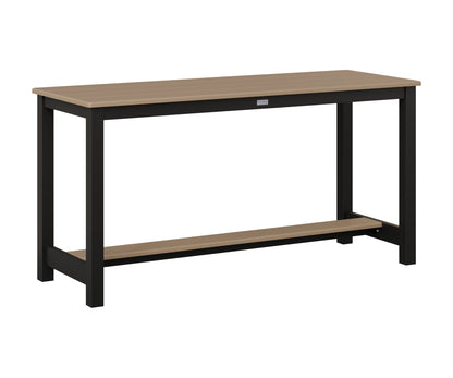 Balcony Table Aluminum Base Dining Height