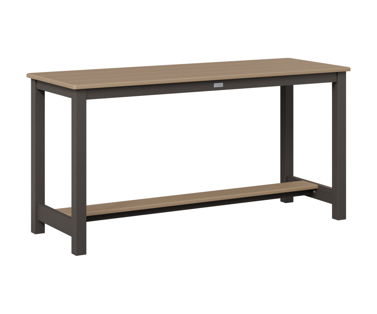 Balcony Table Aluminum Base Dining Height