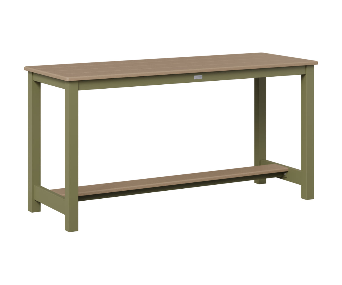 Balcony Table Aluminum Base Dining Height