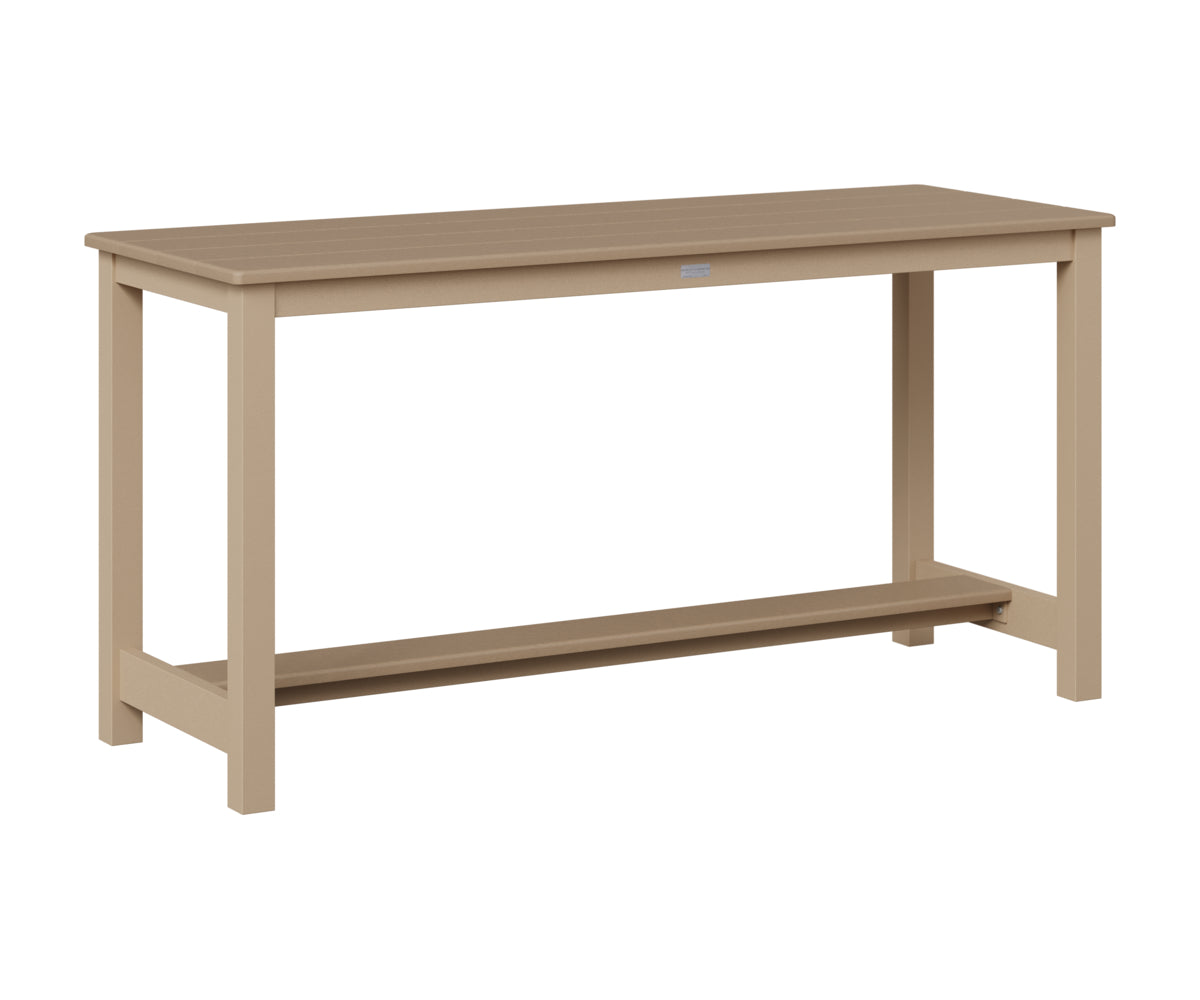 Balcony Table Aluminum Base Dining Height