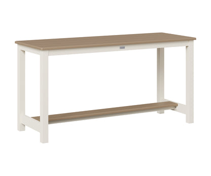 Balcony Table Aluminum Base Dining Height