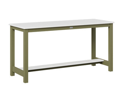 Balcony Table Aluminum Base Dining Height