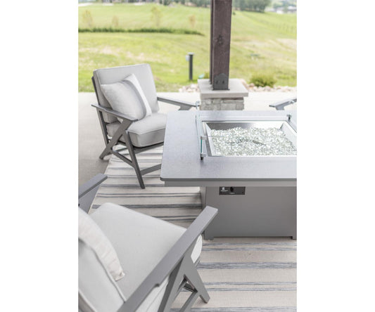 Numa 47" Square Fire Pit - Dining Height