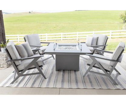 Numa 47" Square Fire Pit - Dining Height