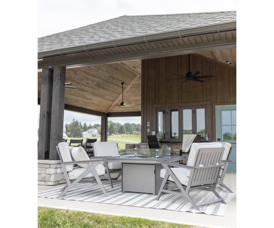 Numa 47" Square Fire Pit - Dining Height