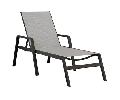 Vida Sling Chaise Lounge With Arms