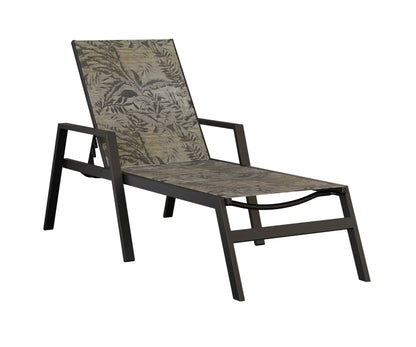 Vida Sling Chaise Lounge With Arms