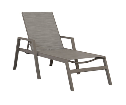 Vida Sling Chaise Lounge With Arms