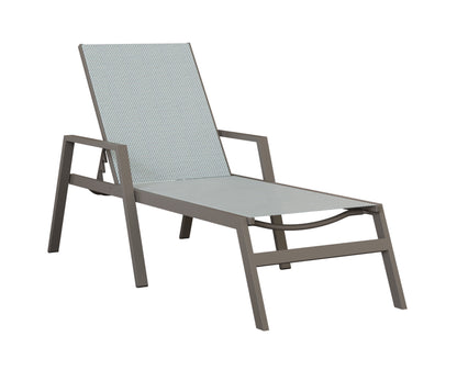 Vida Sling Chaise Lounge With Arms