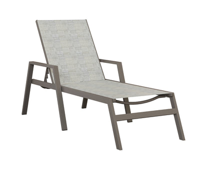 Vida Sling Chaise Lounge With Arms
