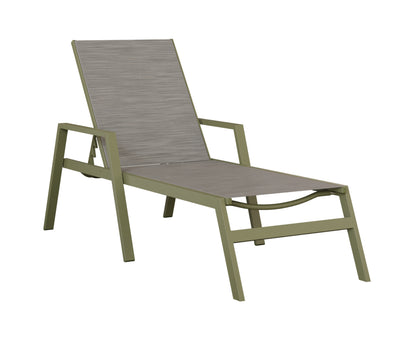 Vida Sling Chaise Lounge With Arms