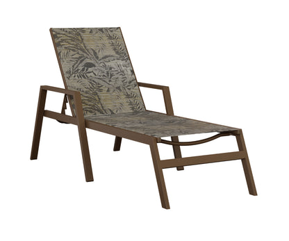 Vida Sling Chaise Lounge With Arms