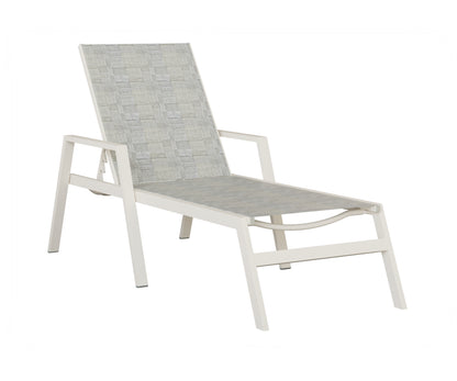 Vida Sling Chaise Lounge With Arms