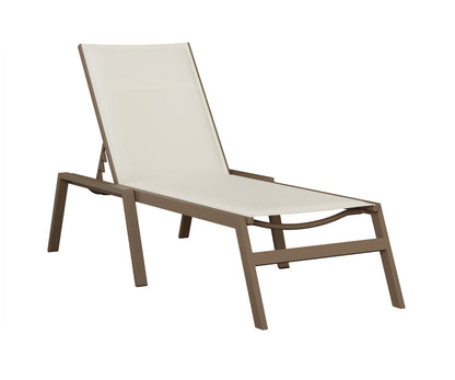 Vida Padded Sling Chaise Lounge