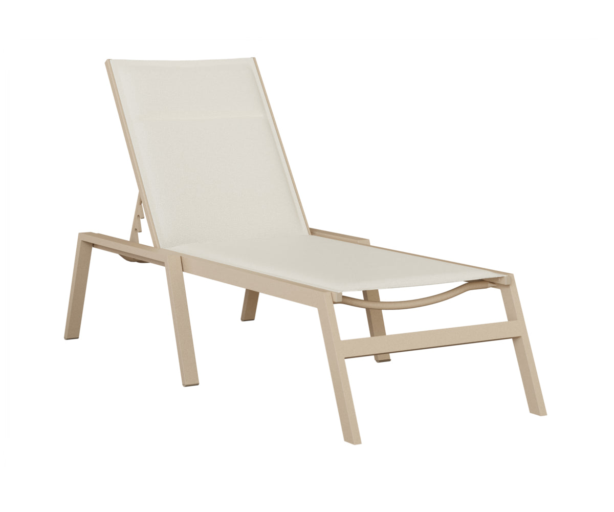 Vida Padded Sling Chaise Lounge