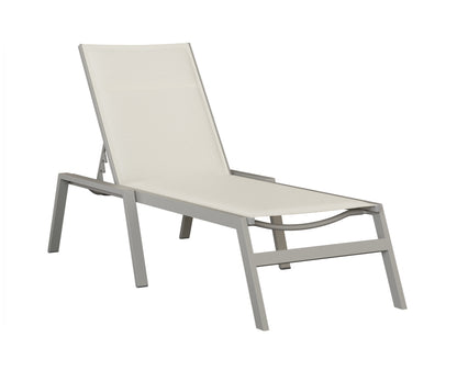 Vida Padded Sling Chaise Lounge