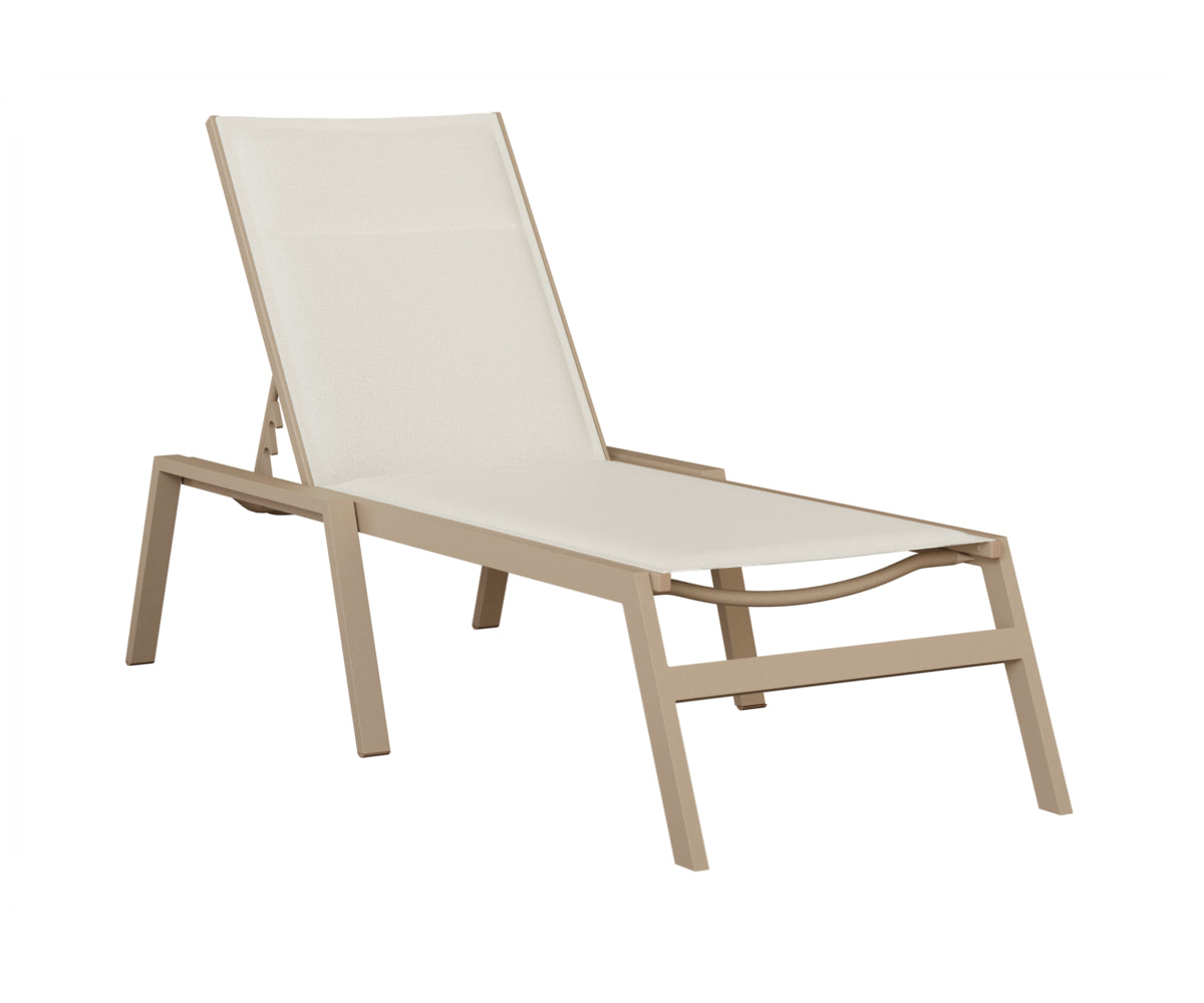 Vida Padded Sling Chaise Lounge