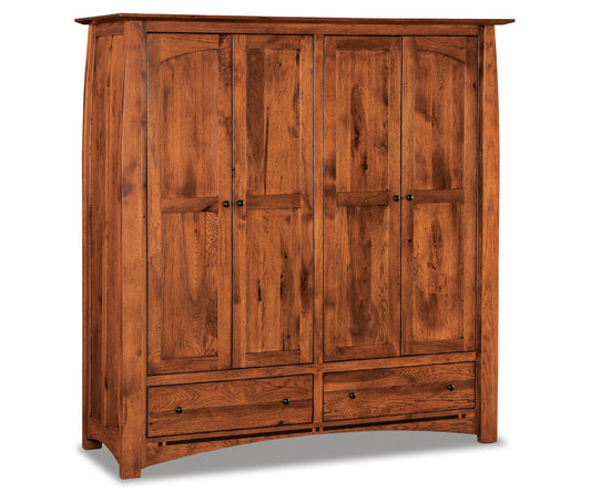 SFC Amish Boulder Creek Double Wardrobe Armoire