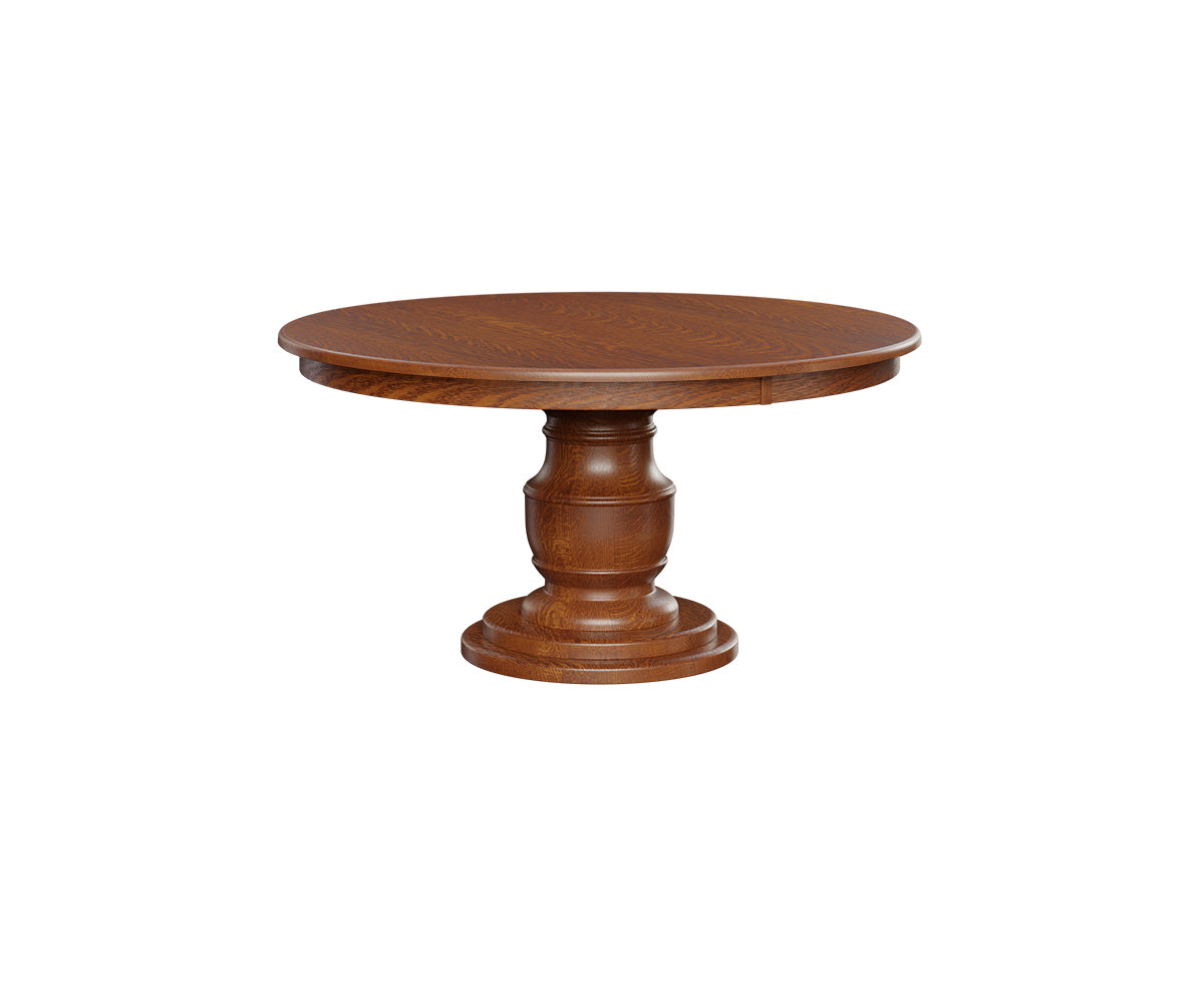 SFC Amish Burlington Single Pedestal Round Table