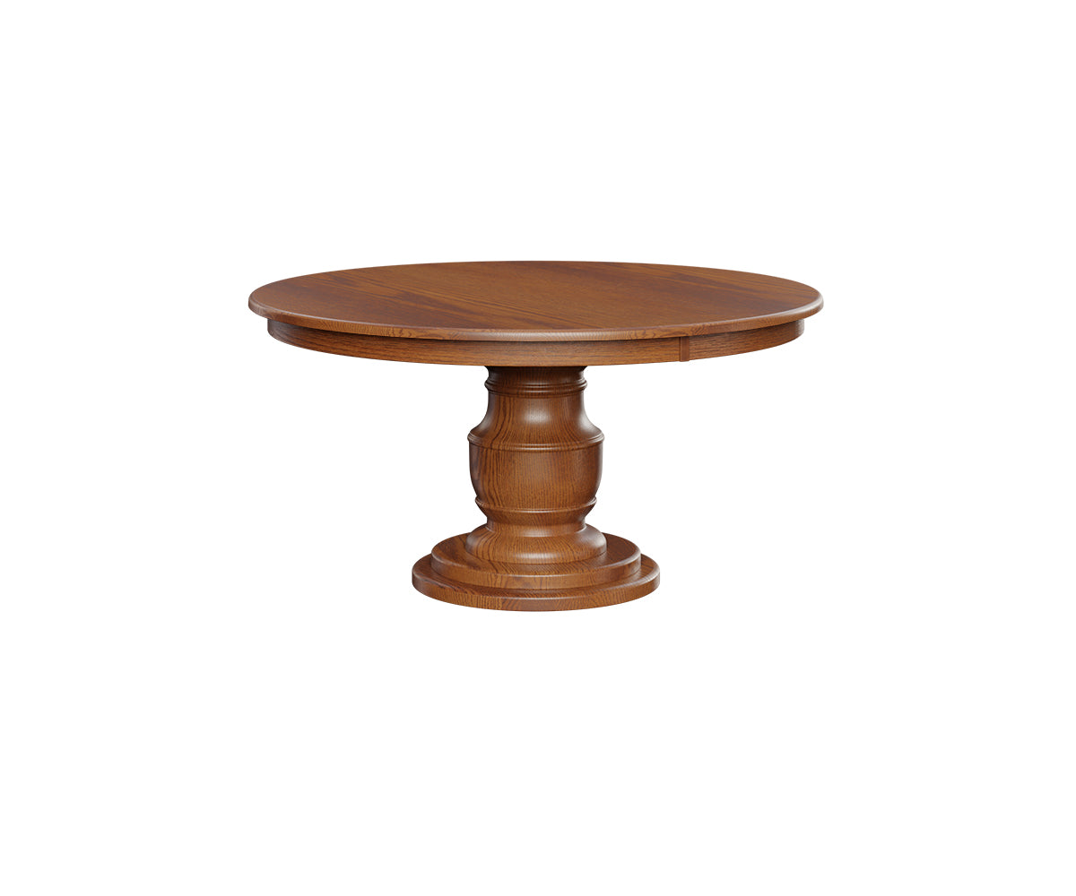 SFC Amish Burlington Single Pedestal Round Table