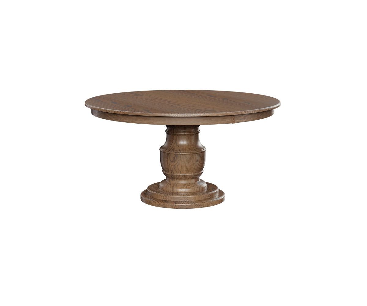 SFC Amish Burlington Single Pedestal Round Table