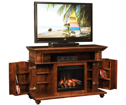 SFC Amish Bryant Fireplace Entertainment Center