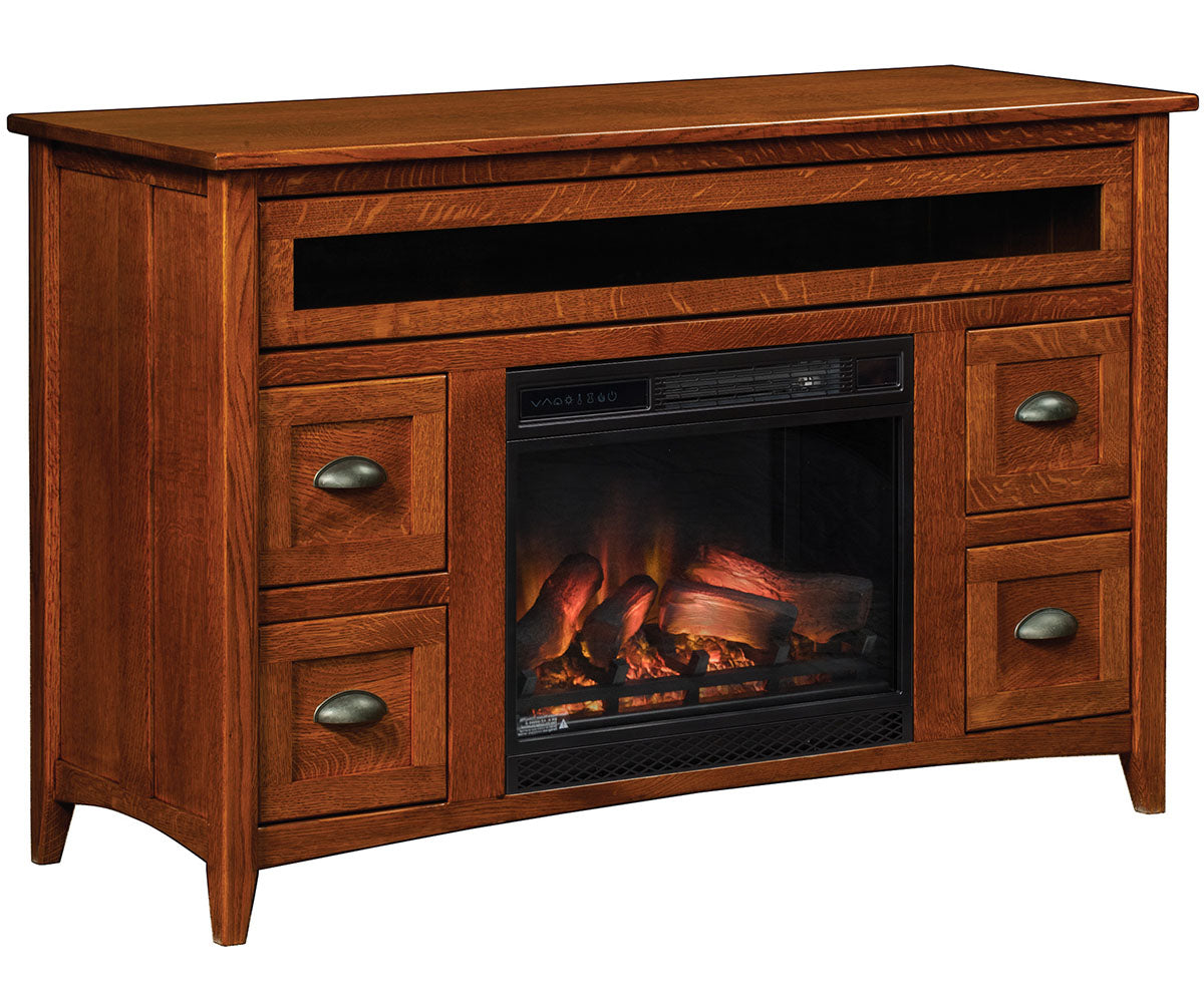 SFC Amish Monroe Fireplace Media Center