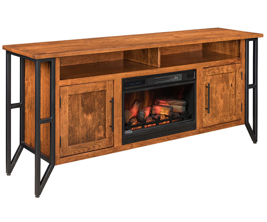 SFC Amish Naples Fireplace Entertainment Center
