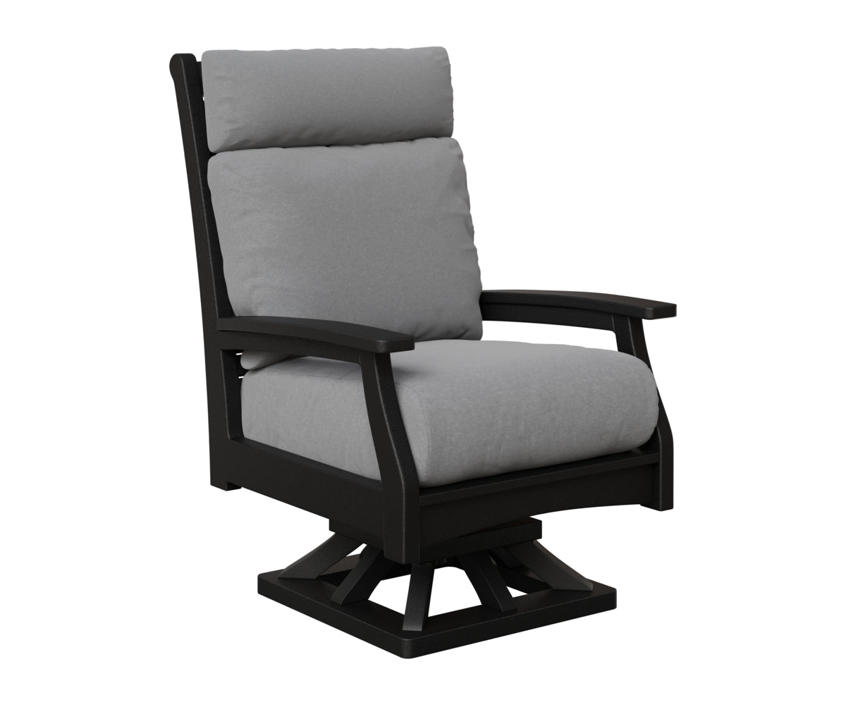 Classic Terrace High Back Swivel Rocker
