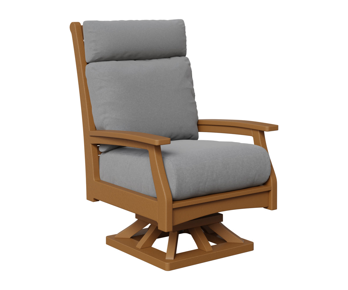 Classic Terrace High Back Swivel Rocker