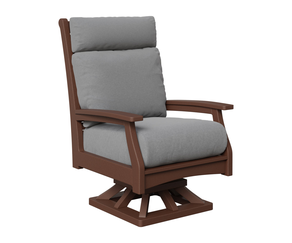 Classic Terrace High Back Swivel Rocker