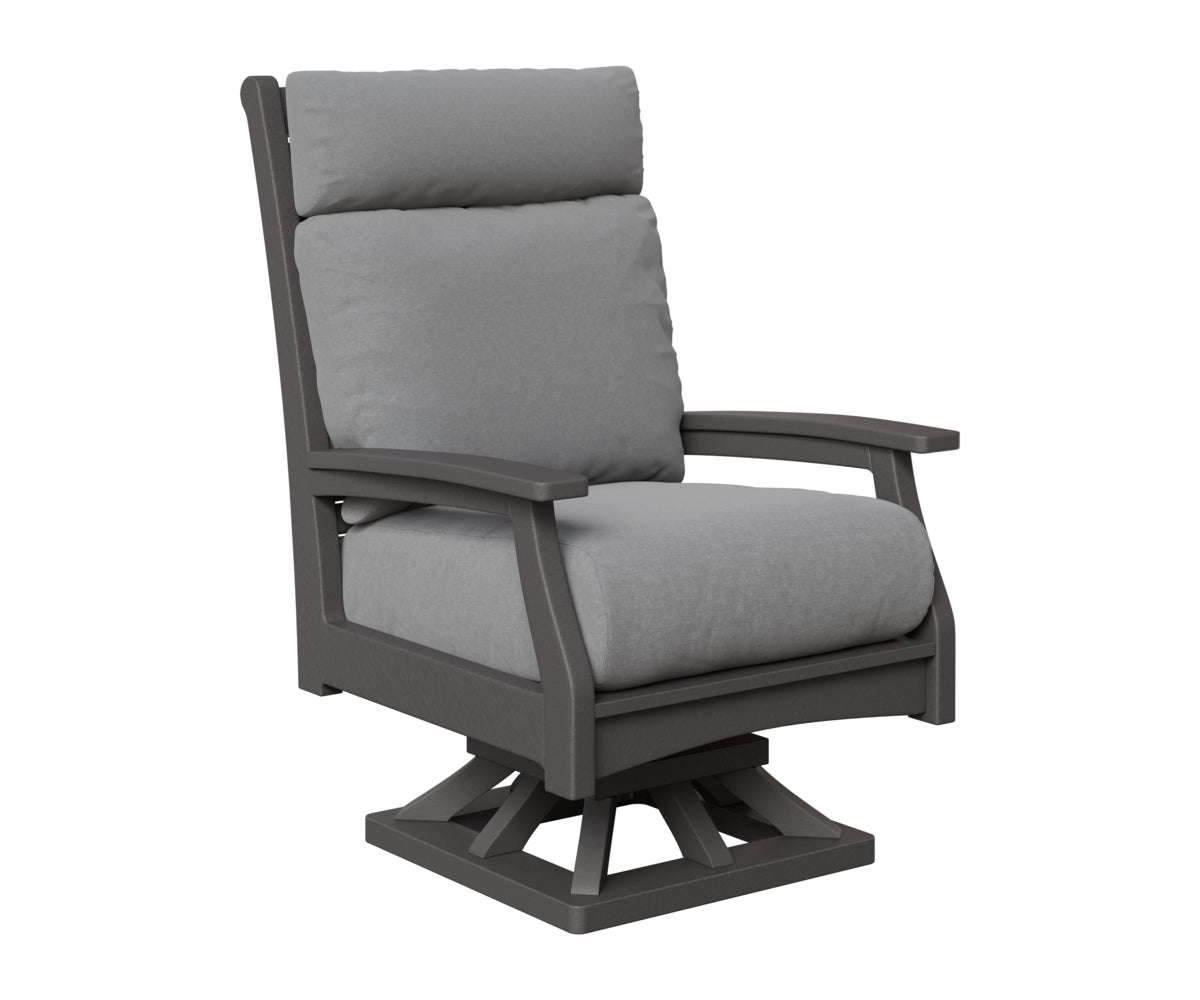 Classic Terrace High Back Swivel Rocker