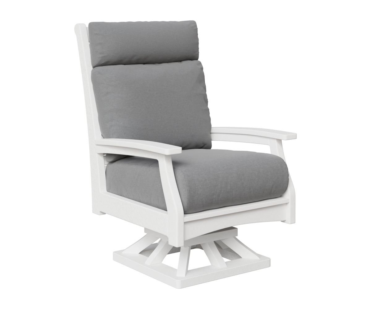 Classic Terrace High Back Swivel Rocker