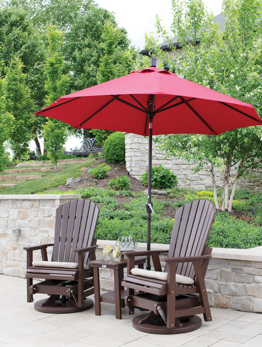 3 Piece Comfo Back Swivel Glider Set