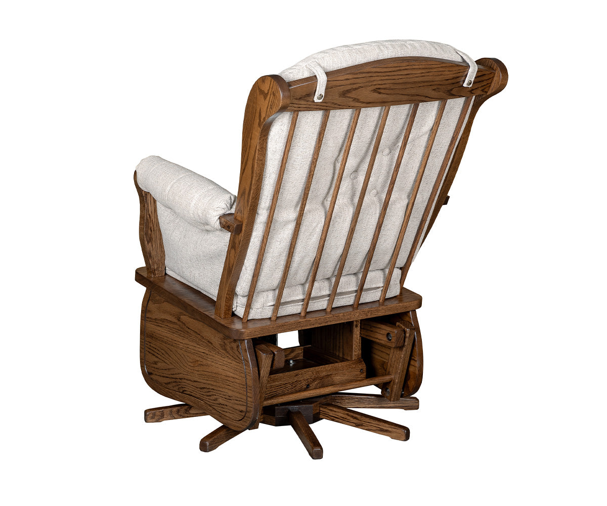 SFC Amish Swanback Minnie Swivel Glider