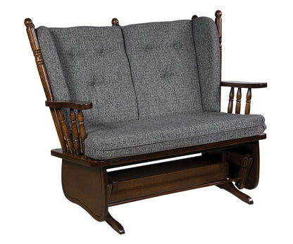 SFC Amish 4 Post Highback Swivel Glider