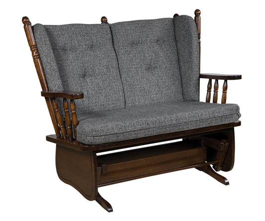 SFC Amish 4 Post Highback Swivel Glider