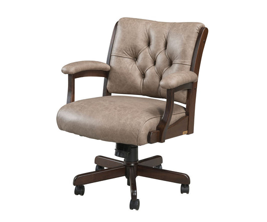 SFC Amish Edelweiss Tufted Desk Arm Chair