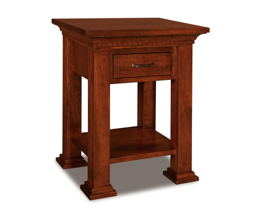 SFC Amish Empire One Drawer Open Nightstand