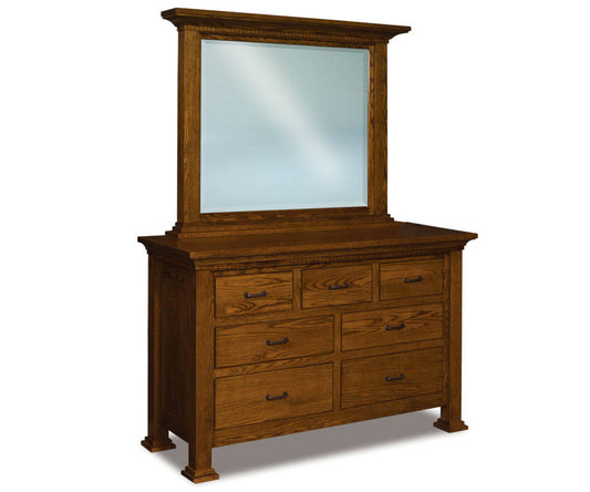 SFC Amish Empire Seven Drawer Dresser
