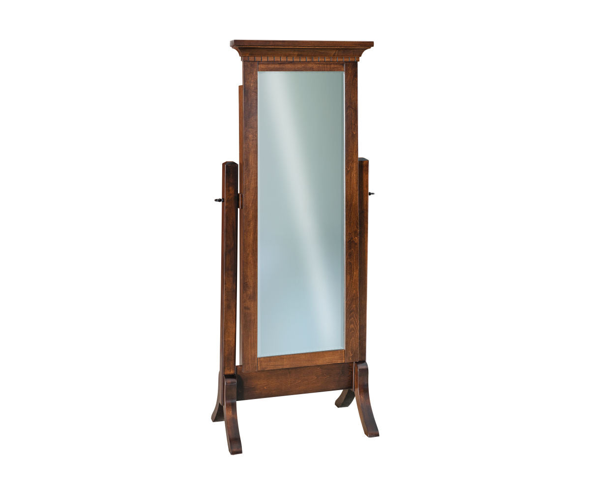 SFC Amish Empire Beveled Cheval Mirror