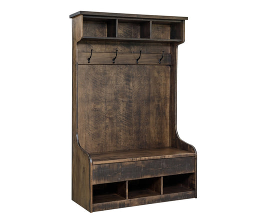 SFC Amish Hall Bench/Chest & Cube Storage