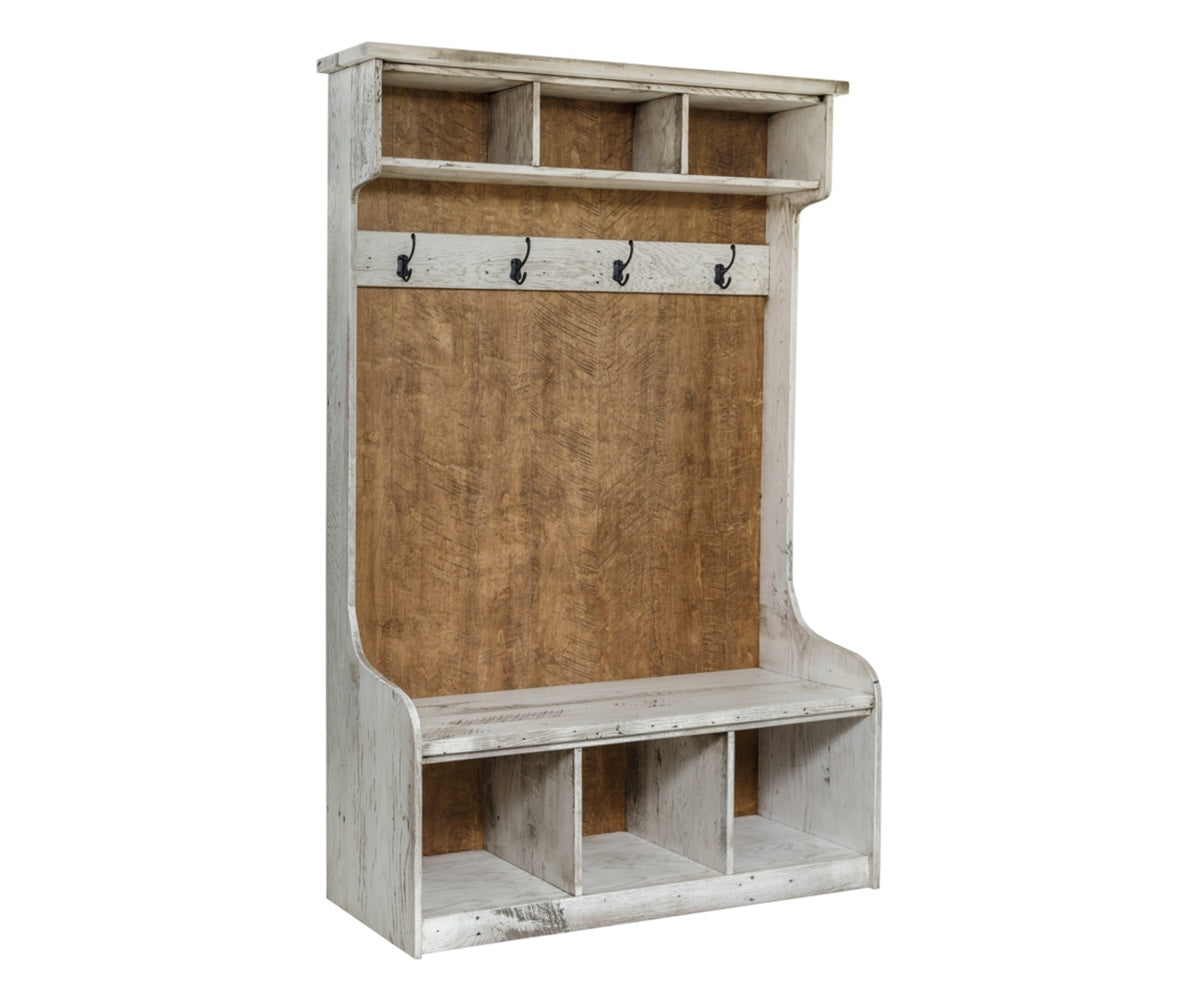 SFC Amish Hall Bench/Cube Storage Top & Bottom