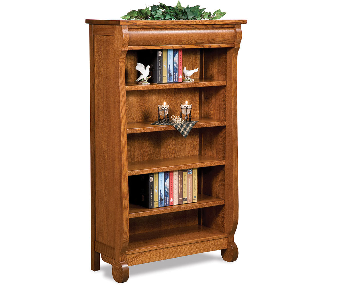 SFC Amish Old Classic Sleigh Bookcase