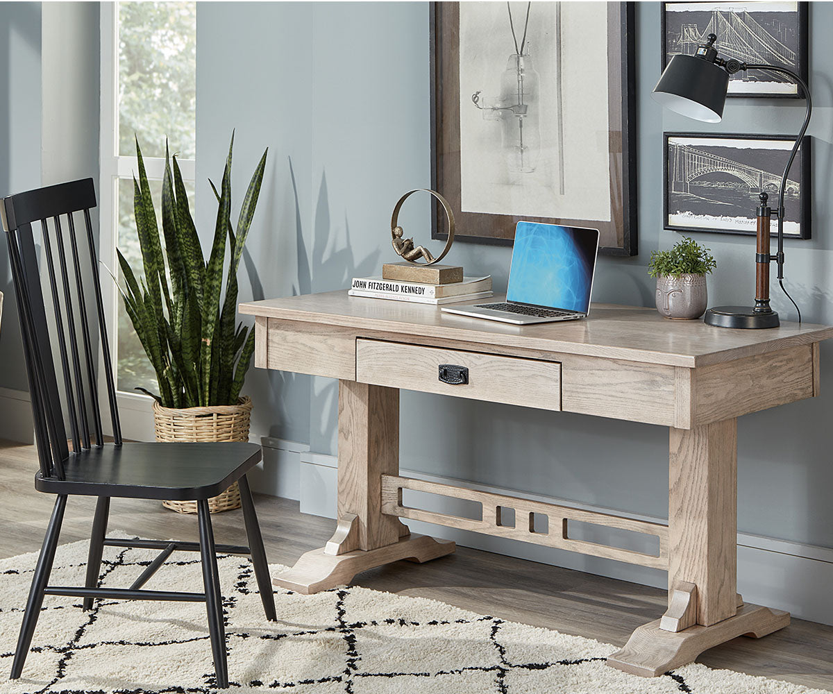SFC Amish Craftsman Writer’s Desk with Finished Back