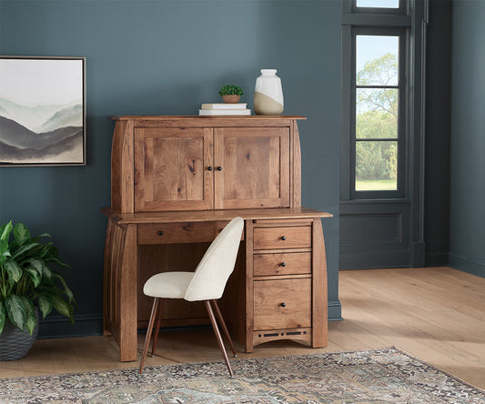 SFC Amish Boulder Creek Desk With Hutch