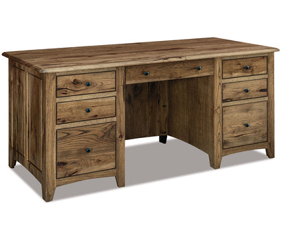 SFC Amish Dover Double Pedestal Desk