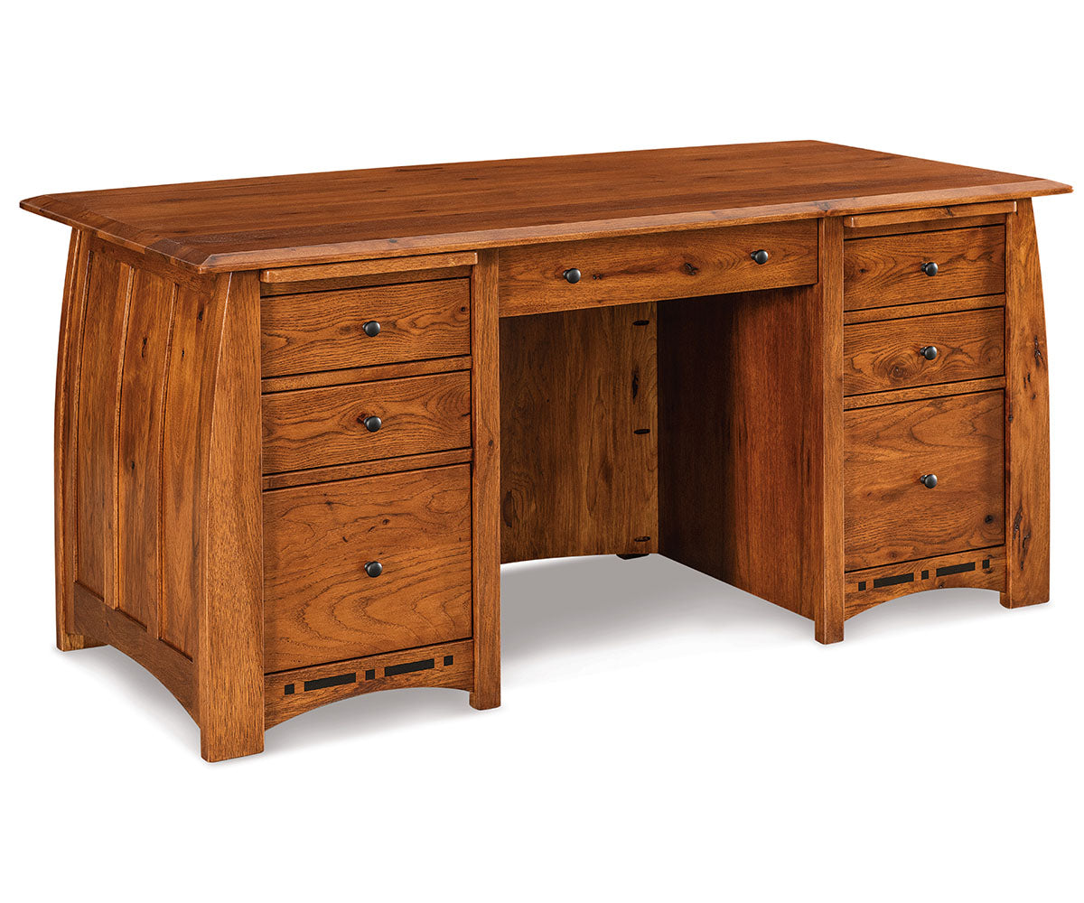 SFC Amish Boulder Creek Curved Top Desk