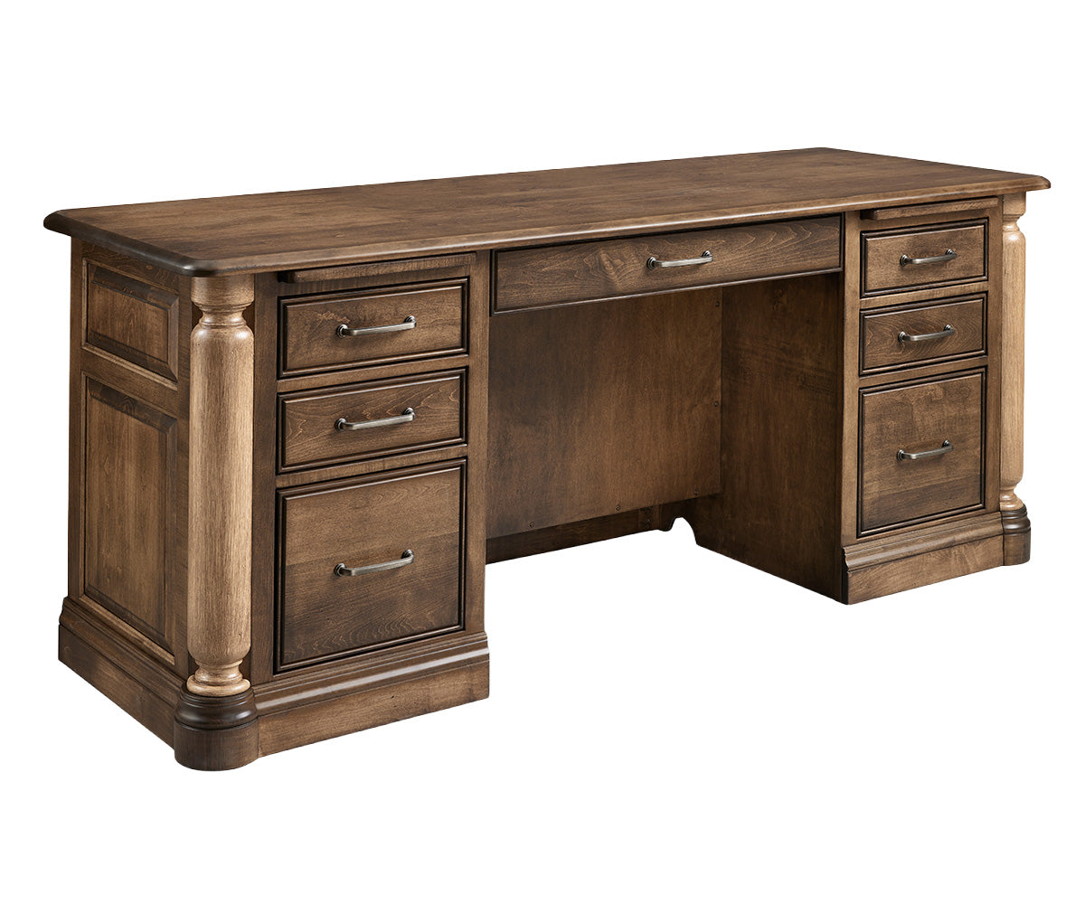 SFC Amish London Double Pedestal Desk