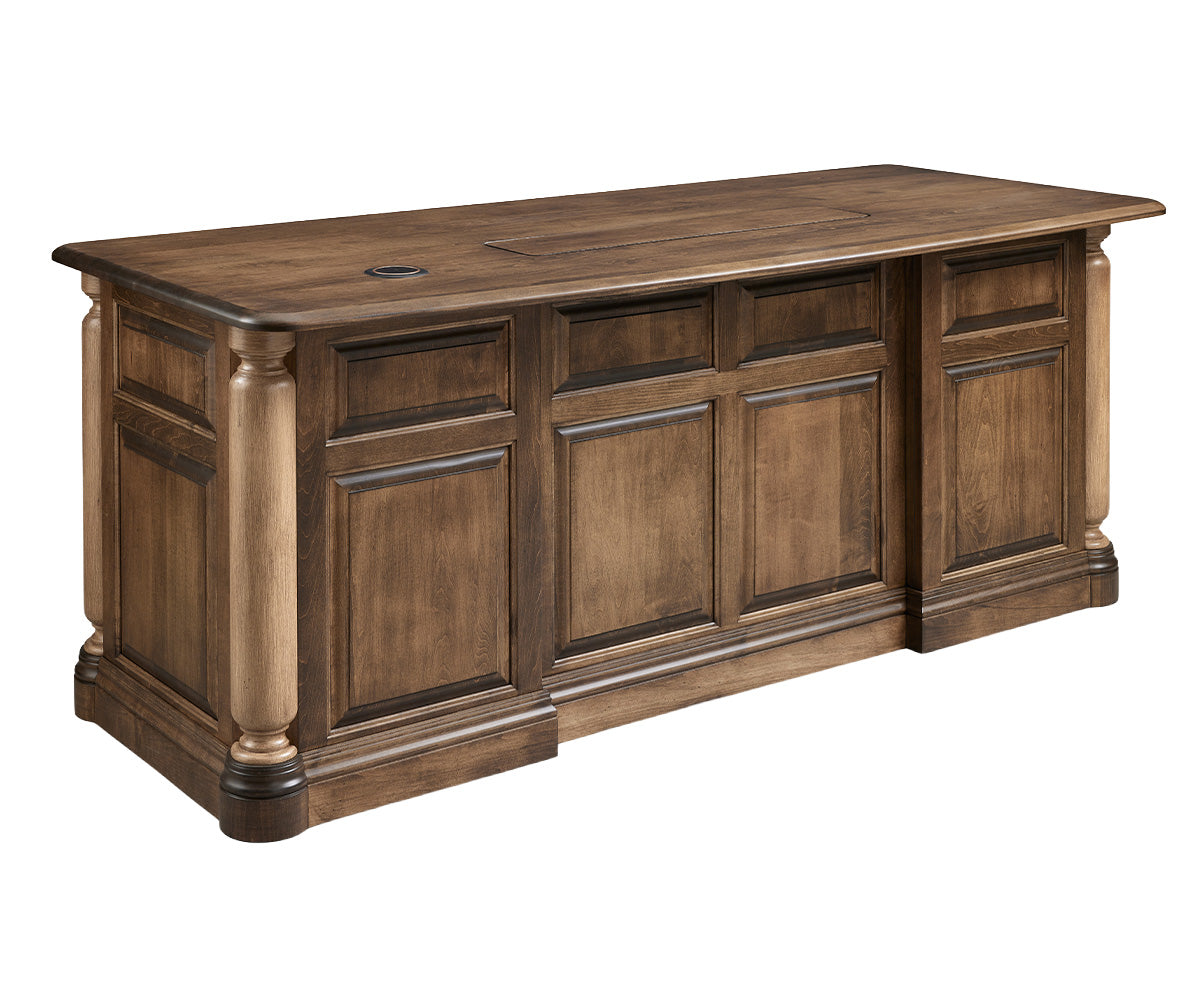 SFC Amish London Double Pedestal Desk